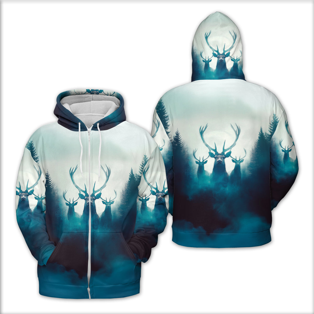 Nature Dears All Over Print Shirt