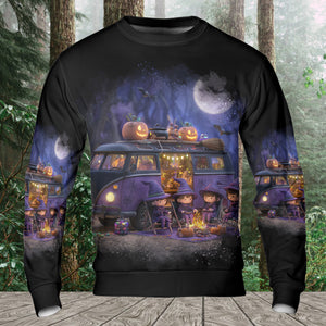 All The Cool Witches Are Camping All Over Print Shirt