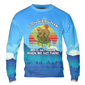Funny Slow Hiking Team All Over Print Shirt