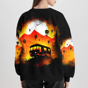Haunted Camping Car All Over Print Shirt