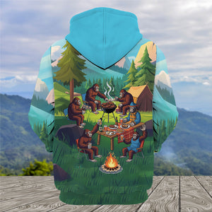 Sasquatch family BBQs All Over Print Shirt