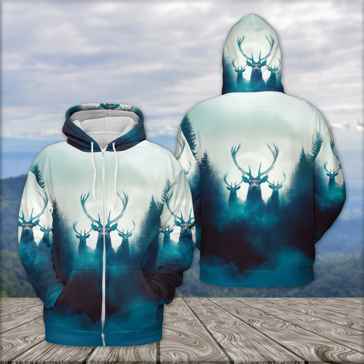 Nature Dears All Over Print Shirt