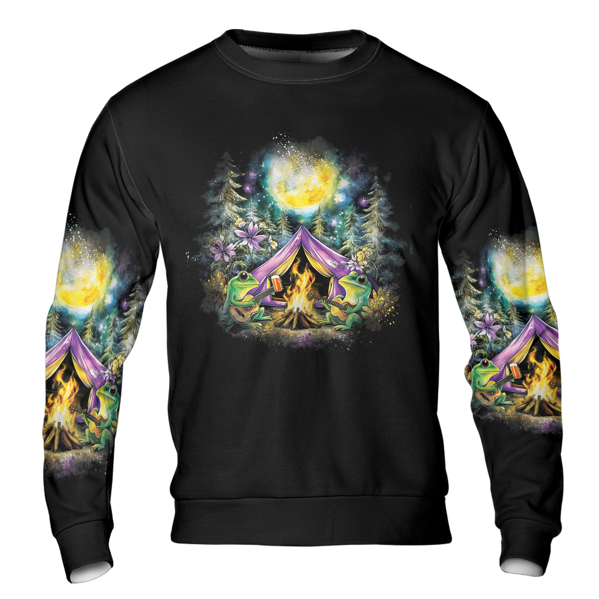 The Best Day Are Spent Camping All Over Print Shirt