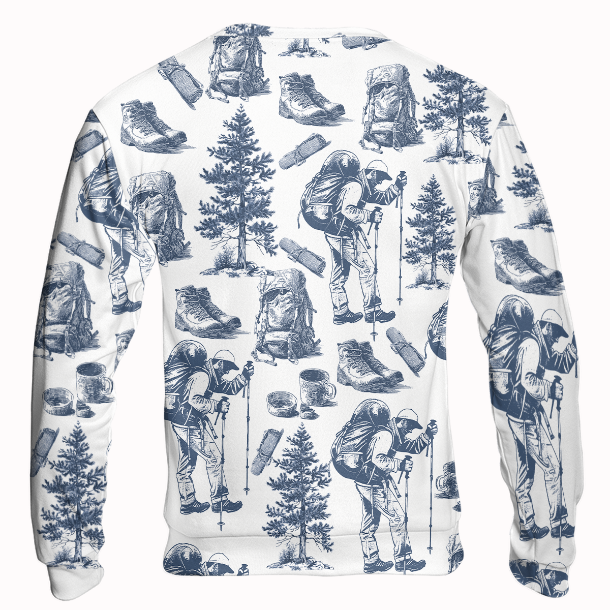 Vintage Hiking Camp All Over Print Shirt