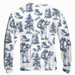 Vintage Hiking Camp All Over Print Shirt
