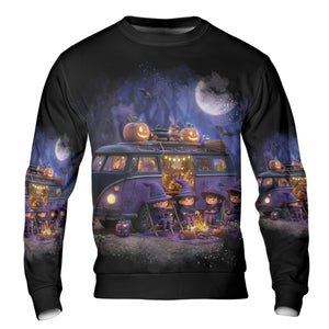 All The Cool Witches Are Camping All Over Print Shirt