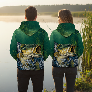 Largemouth Bass Vintage All Over Print Shirt