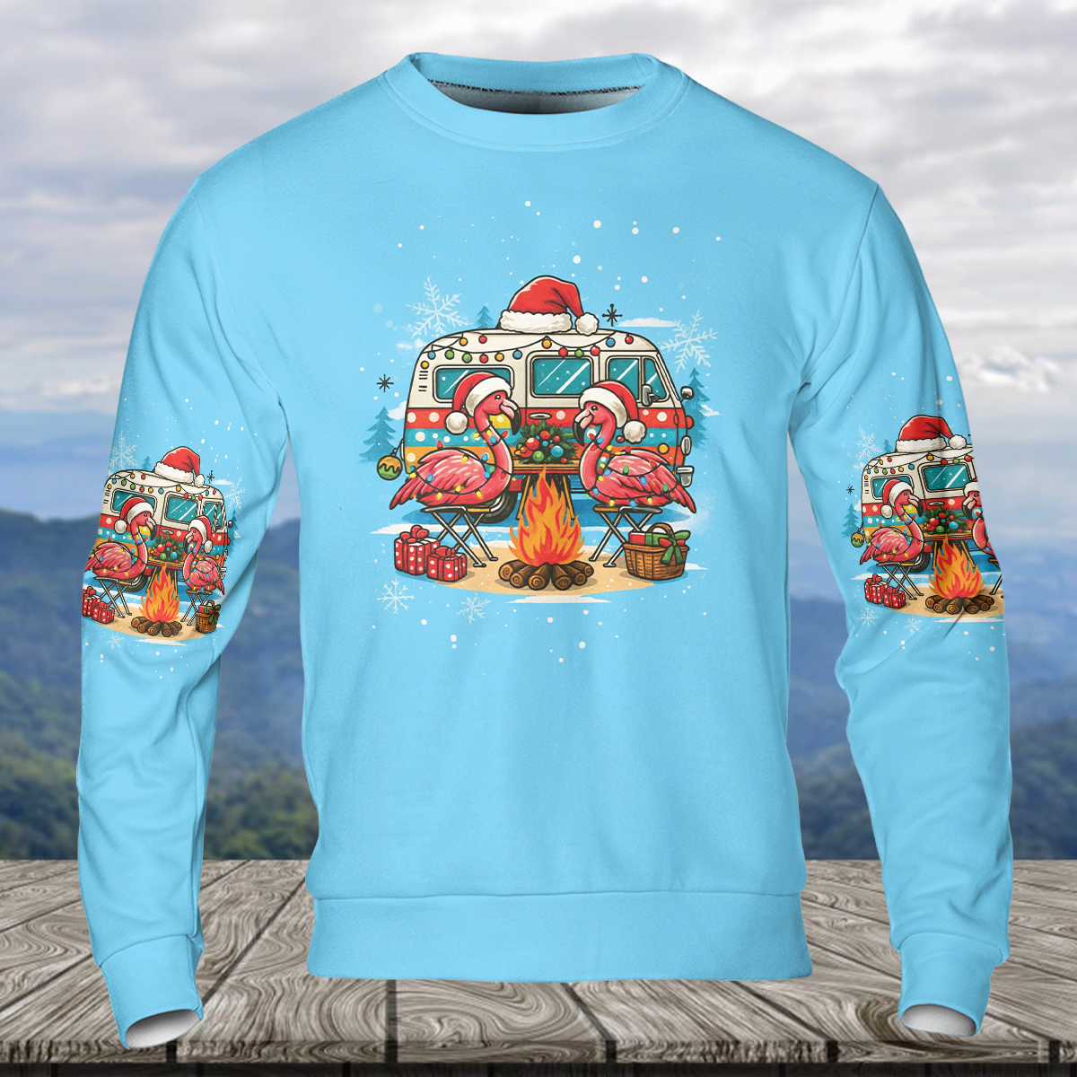 Blue Making Memories One Campfire At A Time All Over Print Shirt