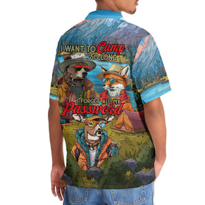 I Want To Camp So Long I Forget All Of My Password Hawaiian Shirt