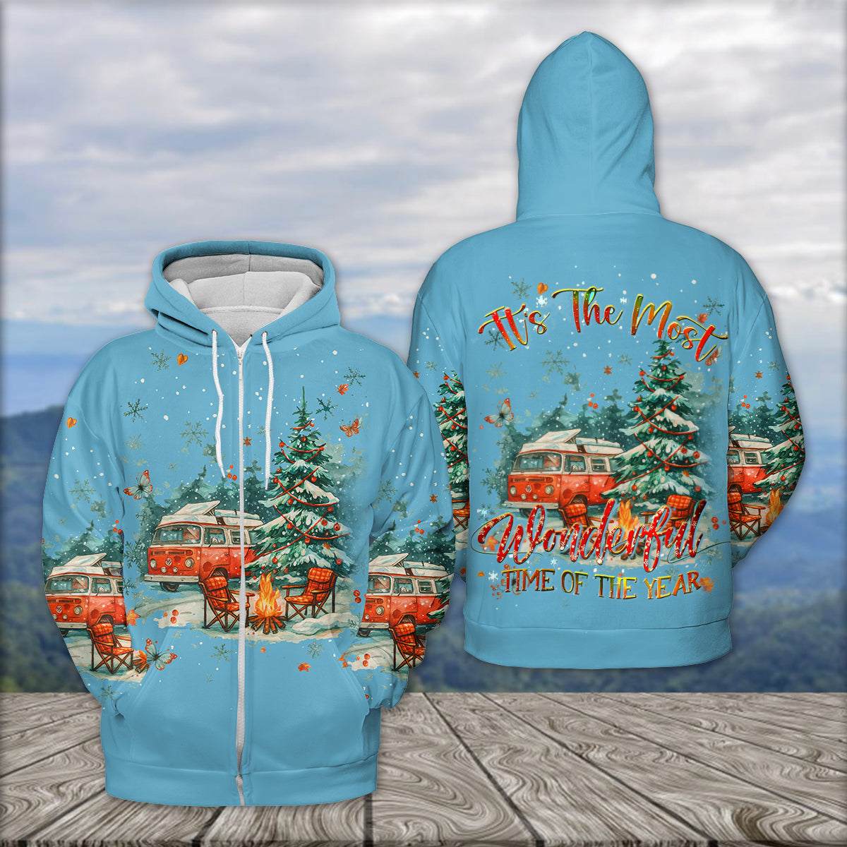 It’s The Most Wonderful Christmas Camping All Over Print Shirt