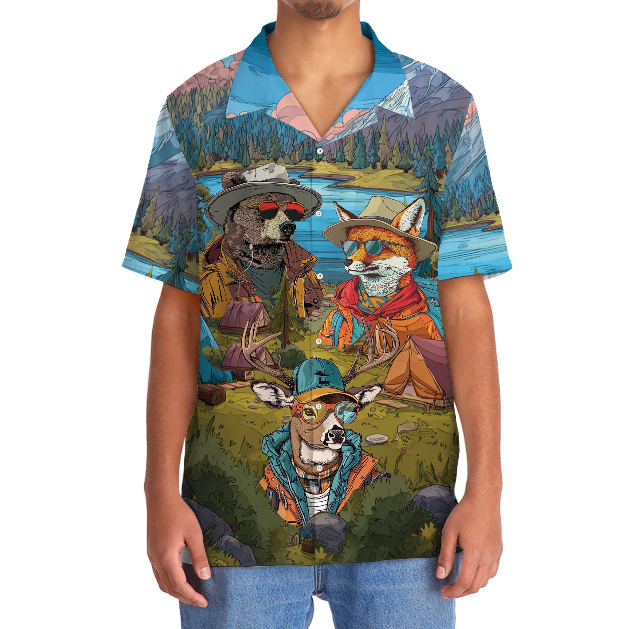 I Want To Camp So Long I Forget All Of My Password Hawaiian Shirt