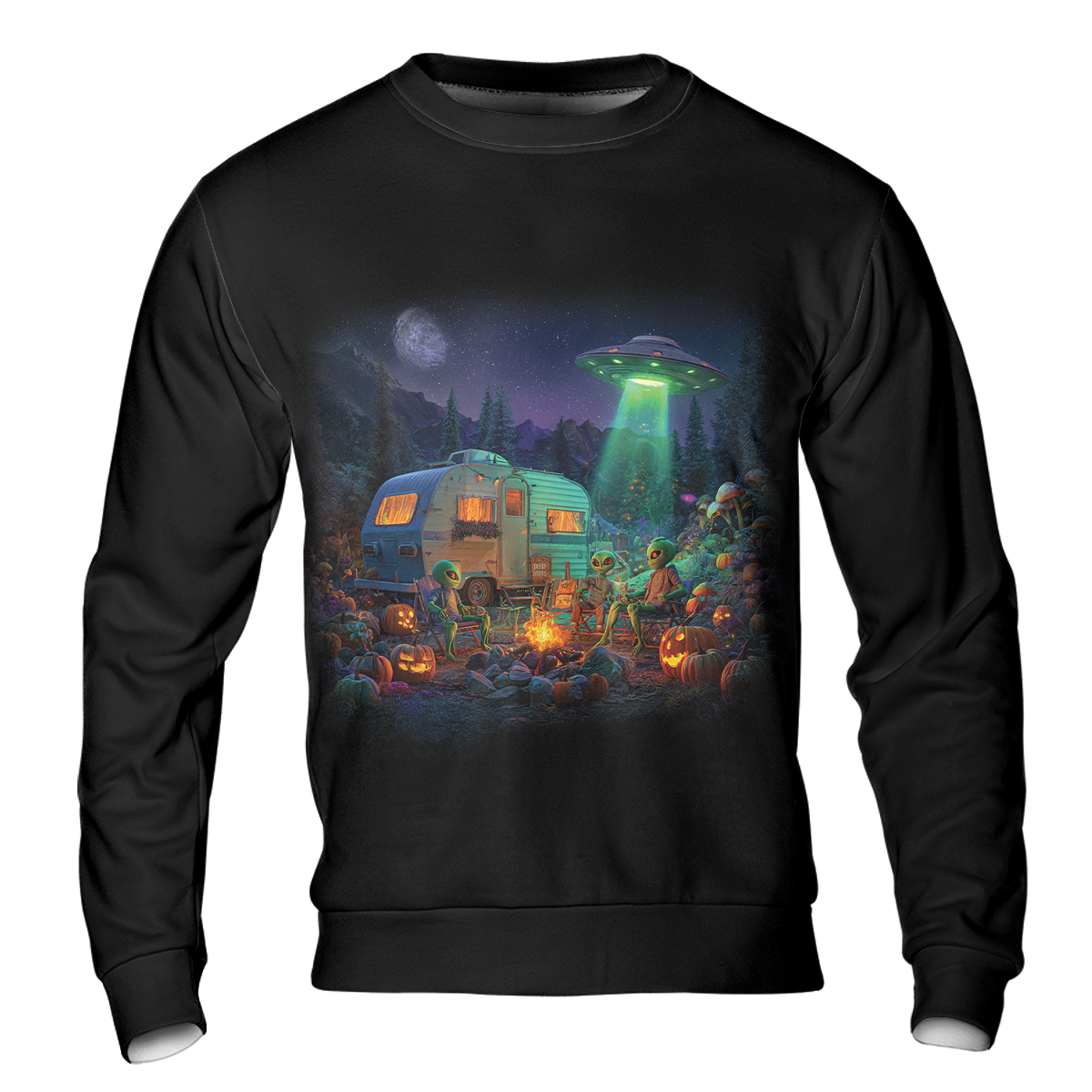 Life Is Better At The UFO Campfire All Over Print Shirt
