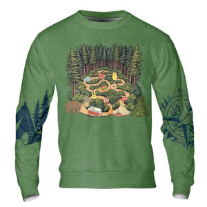 Camping Is A-Maze-Ing All Over Print Shirt