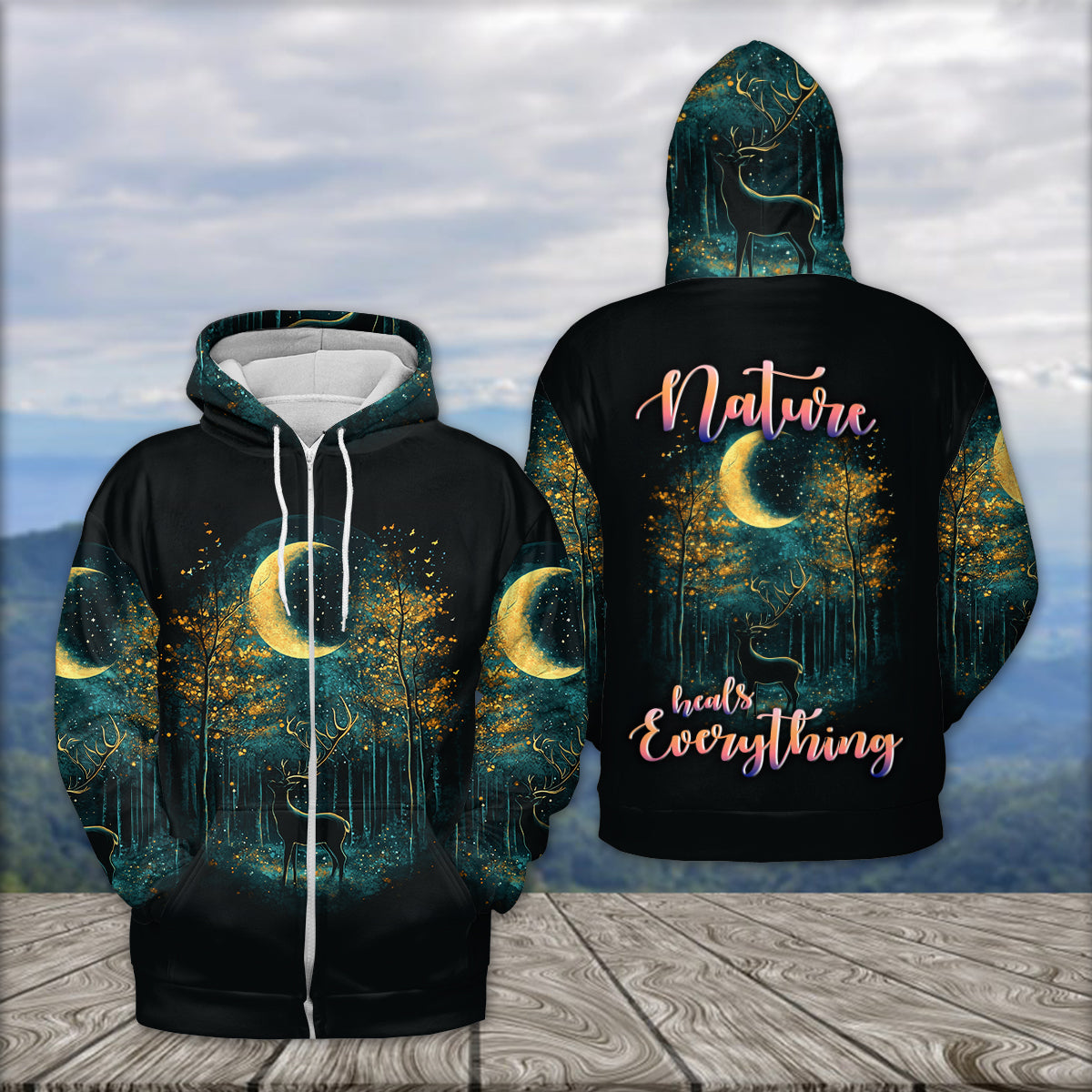 Nature Heals Everything All Over Print Shirt