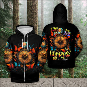 Live Your Life By A Compass All Over Print Shirt