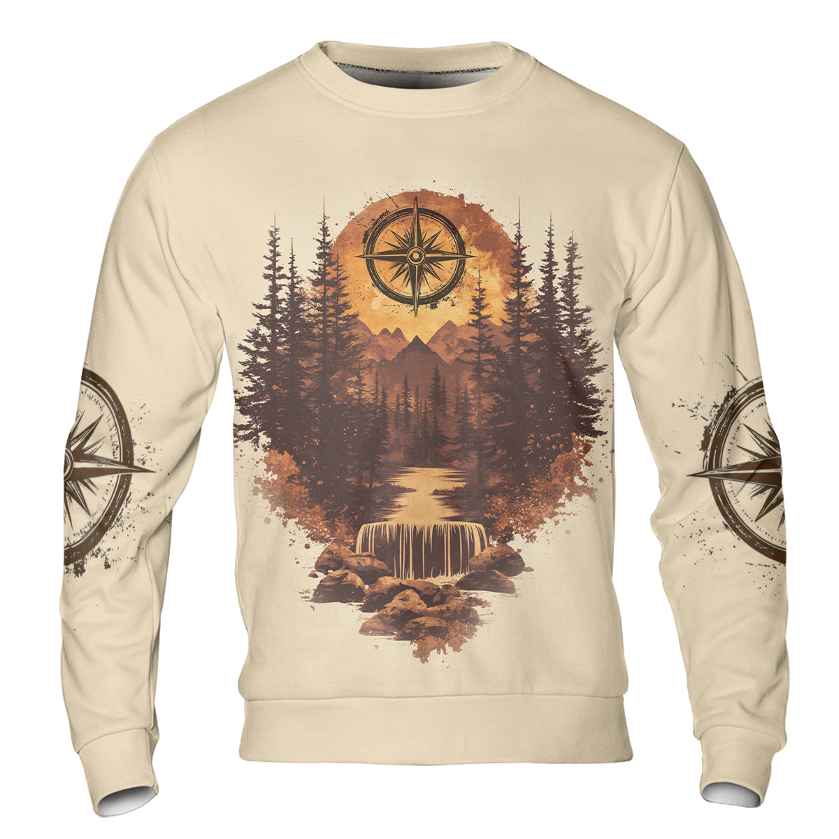 Into The Forest I Go To Lose My Mind And Find My Soul Brown All Over Print Shirt
