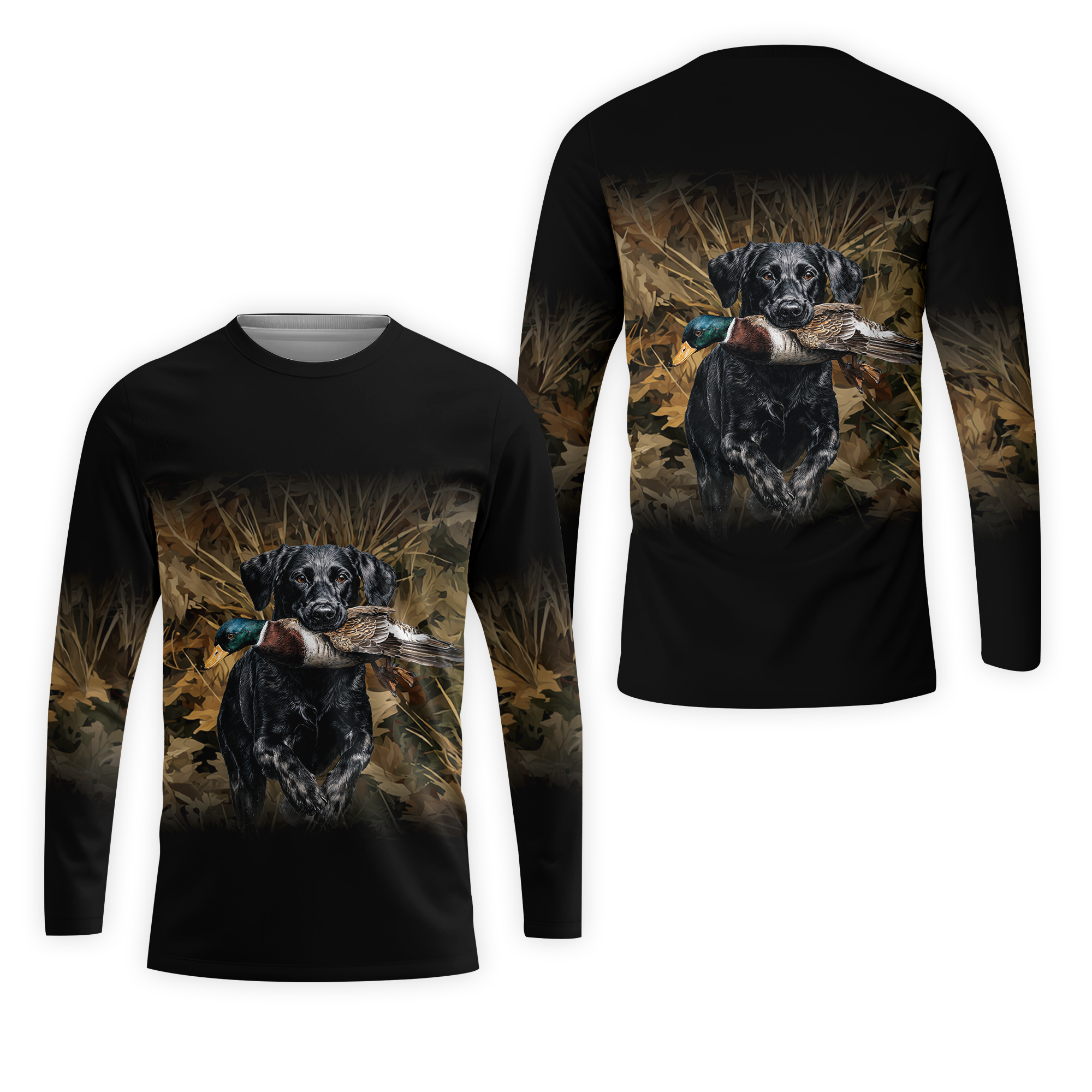 Duck Hunting With Dog All Over Print Shirt