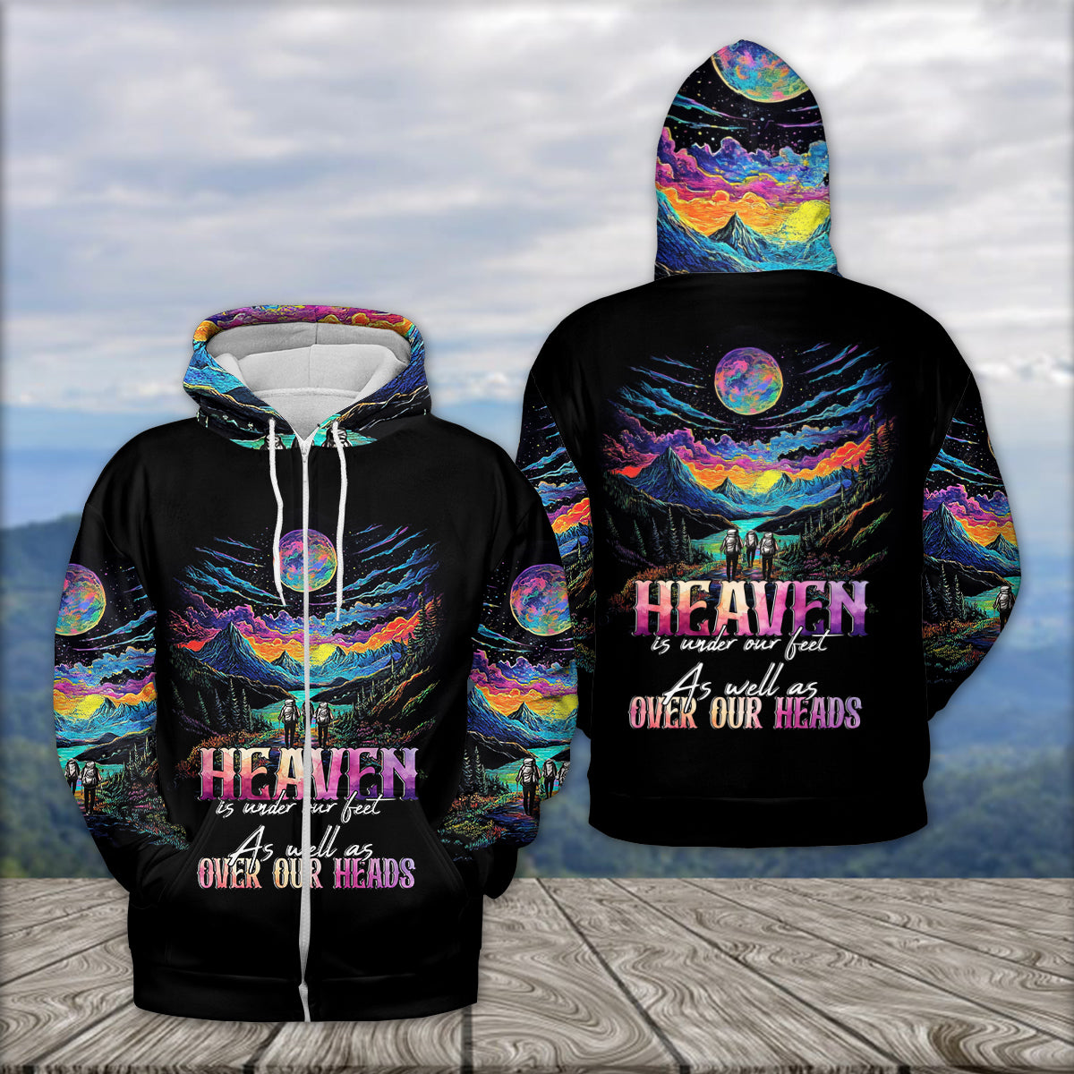 Heaven Is Under Our Feet As Well As Over Our Heads All Over Print Shirt