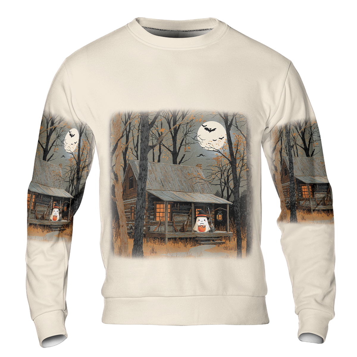 Boo & Candy Haunt Forest All Over Print Shirt