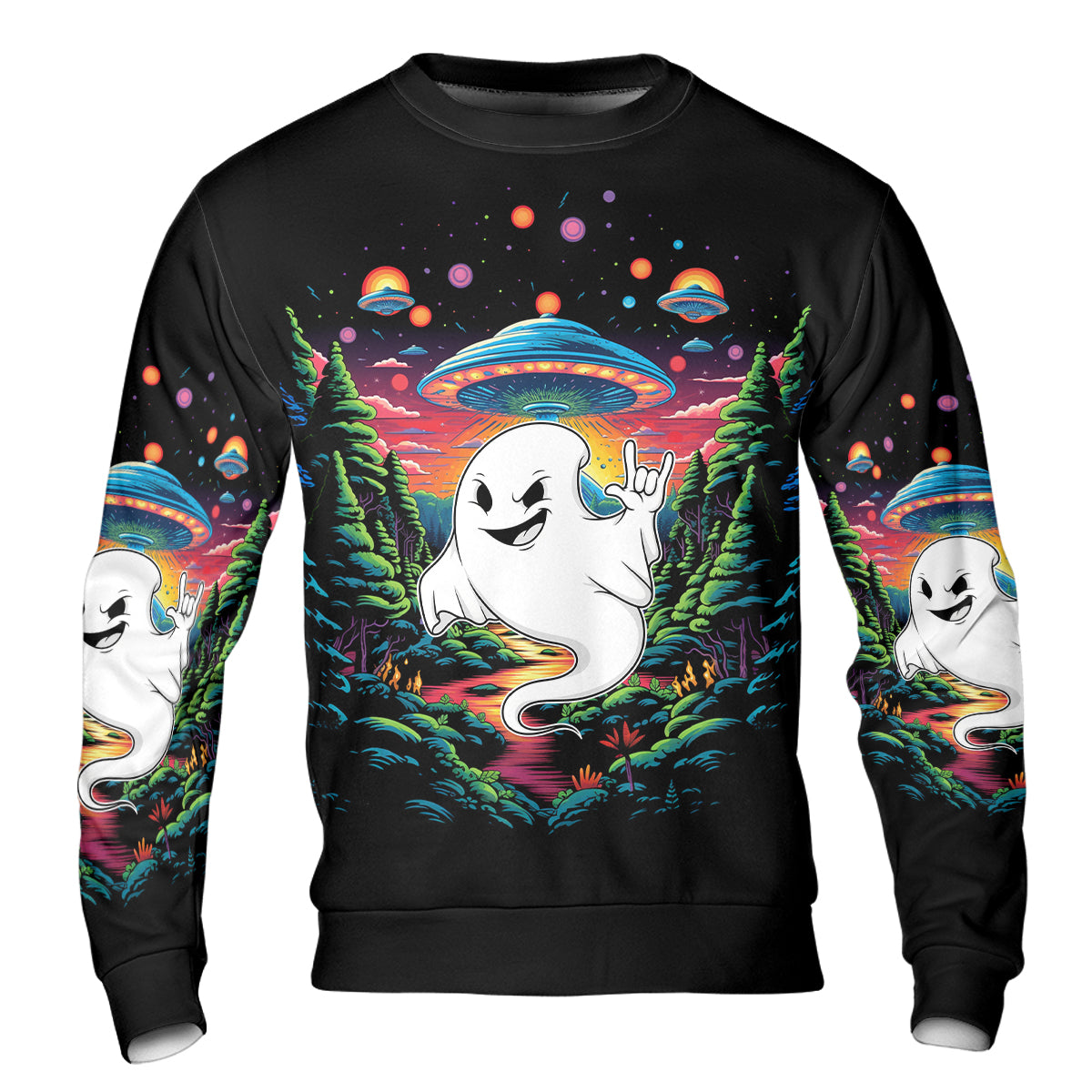 Boo Rock The Forest All Over Print Shirt