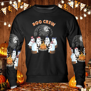 Boo Crew Camping All Over Print Shirt