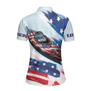 Custom Name Kayaking America All Over Print Shirt
