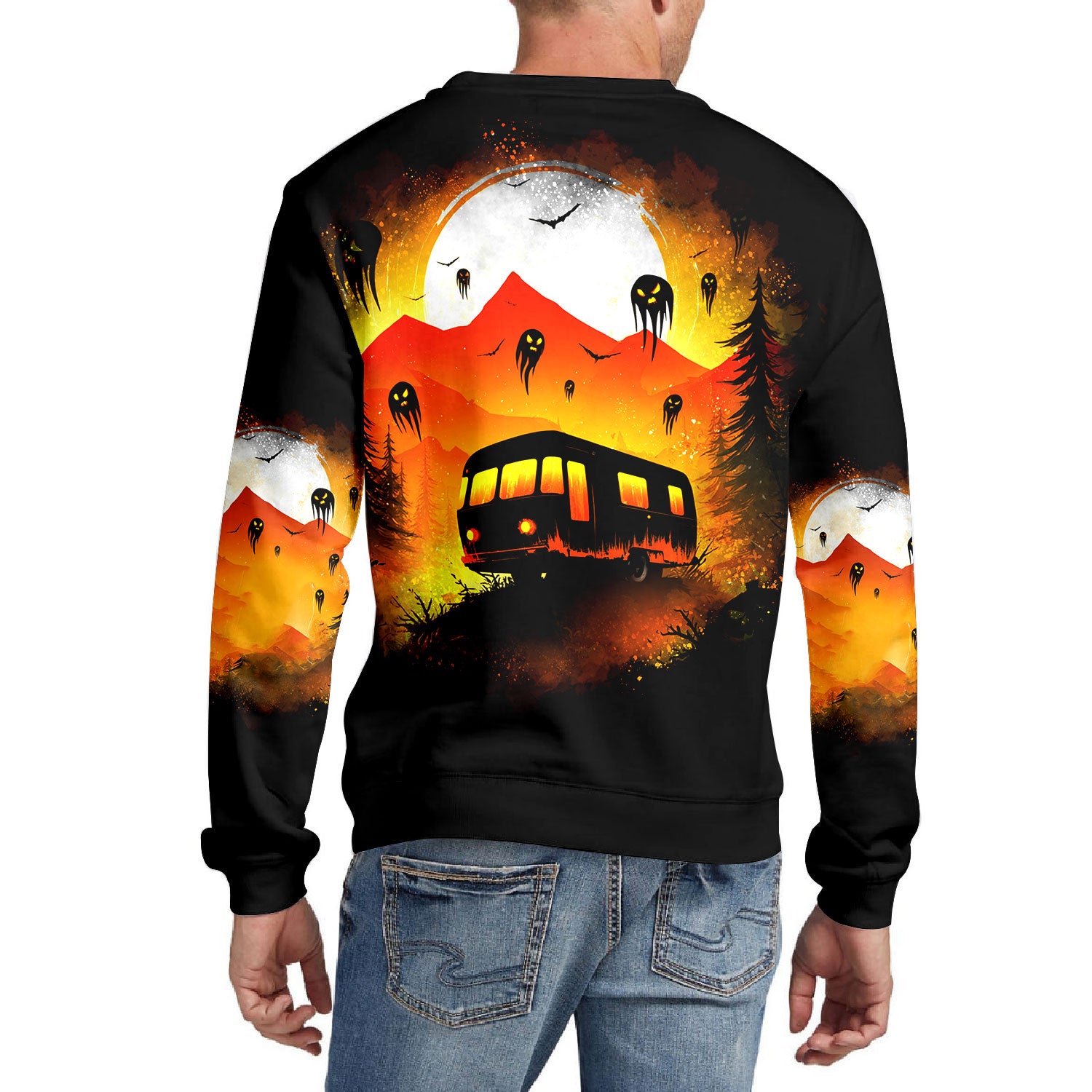 Haunted Camping Car All Over Print Shirt