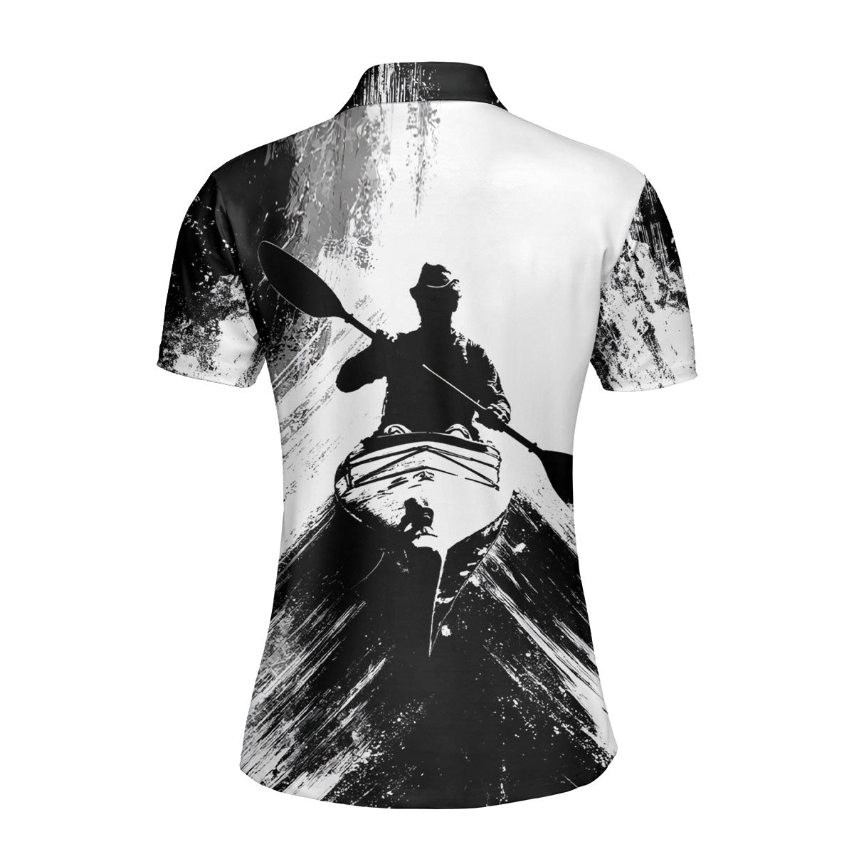 Black And White Kayaking Lover All Over Print Shirt