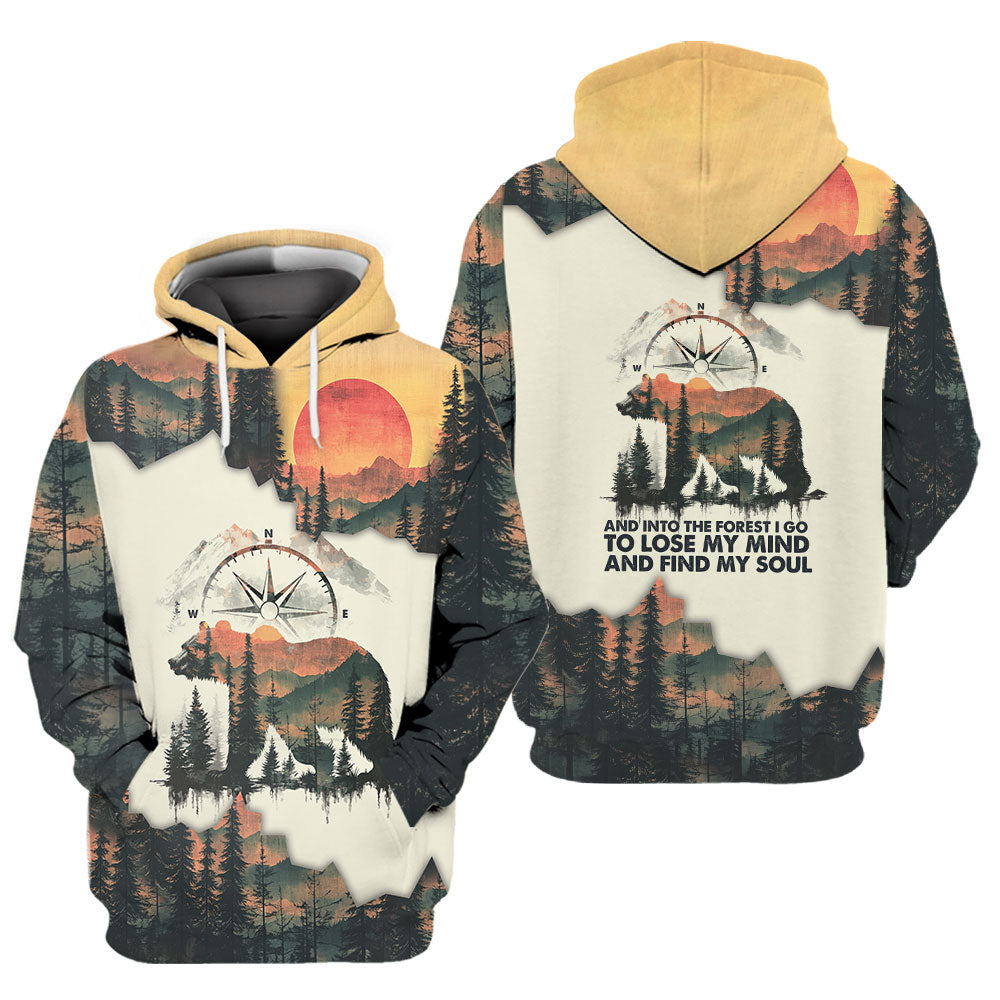 And Into The Forest I Go To Lose My Mind And Find My Soul All Over Print Shirt