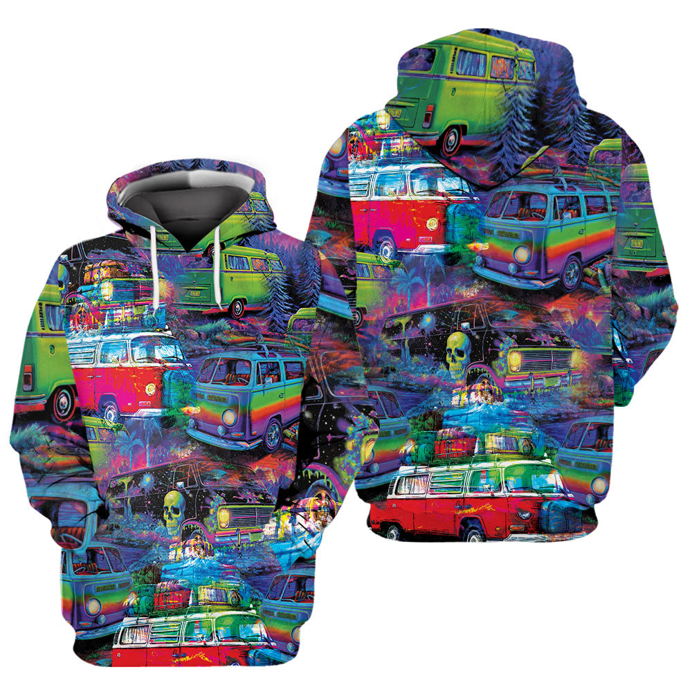 Retro Van Funny All Over Print Shirt