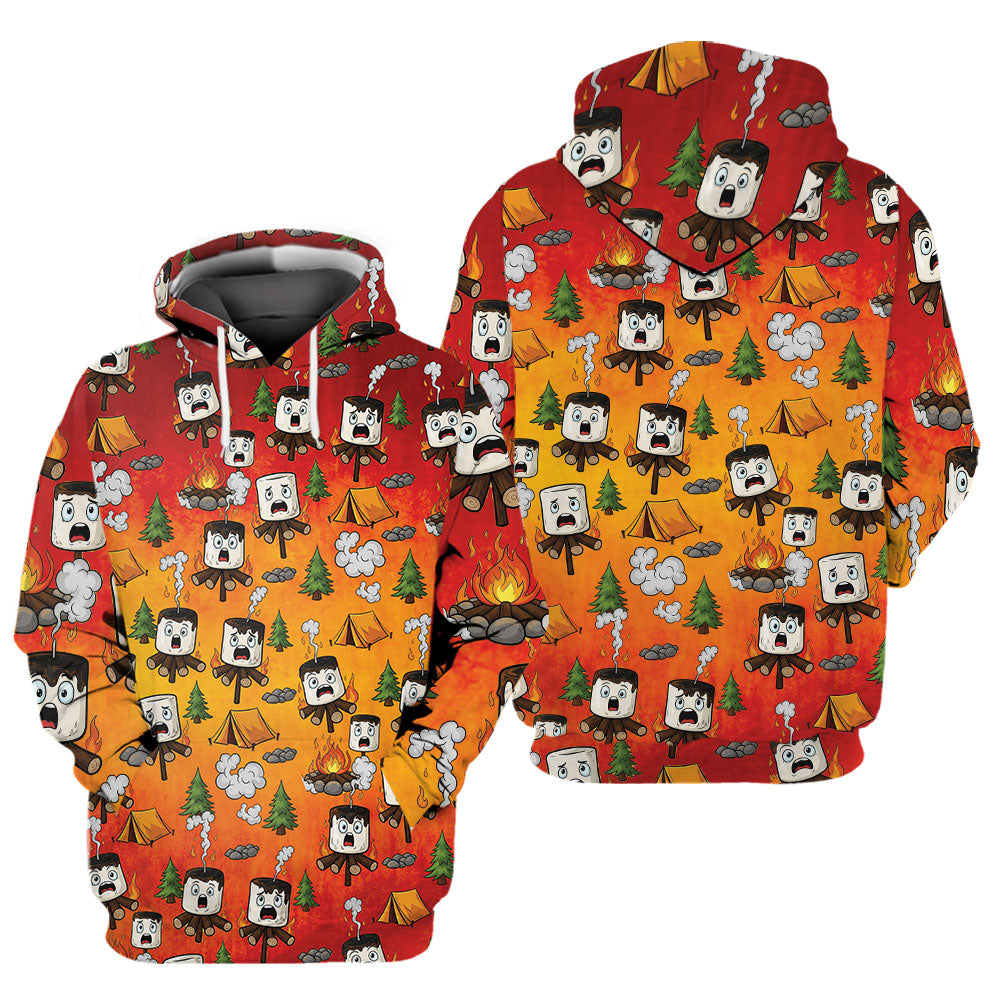 Burnt Marshmallow Dancing Party All Over Print Shirt