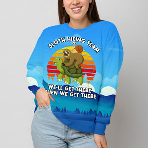 Funny Slow Hiking Team All Over Print Shirt