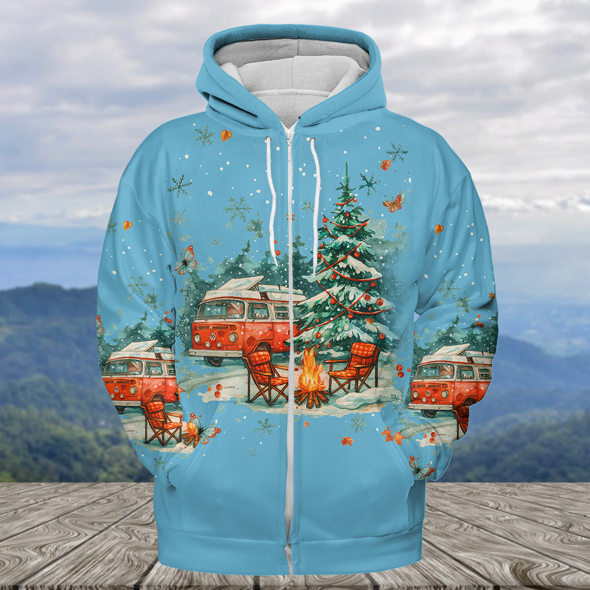 It’s The Most Wonderful Christmas Camping All Over Print Shirt