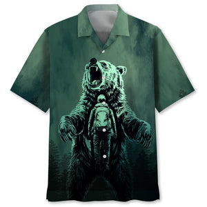 Hiking I Choose The Bear Hawaiian Shirt
