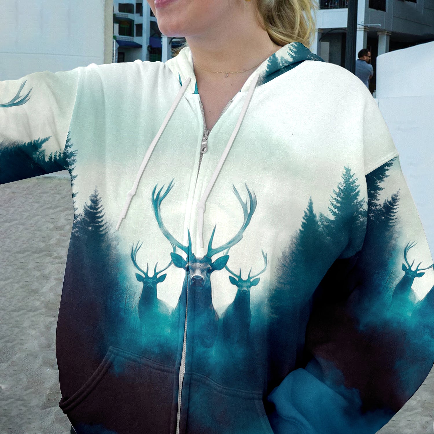 Nature Dears All Over Print Shirt