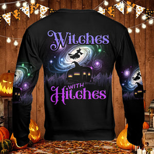Witches With Hitches All Over Print Shirt