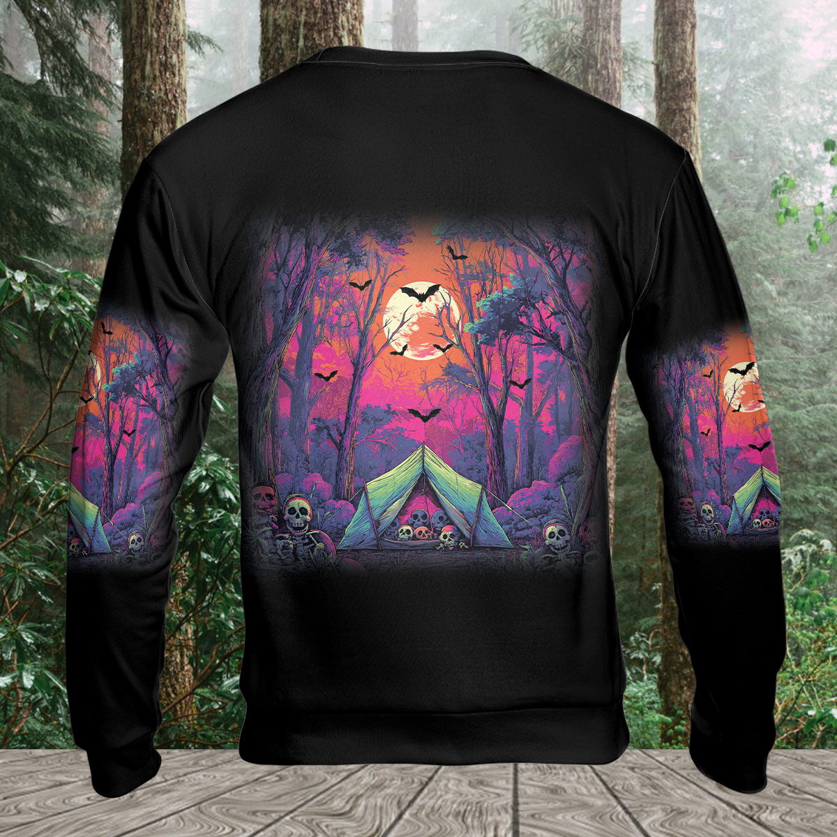 Skull Tent Adventure All Over Print Shirt