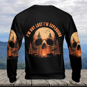 Creepy I'm Not Lost I'm Exploring All Over Print Shirt