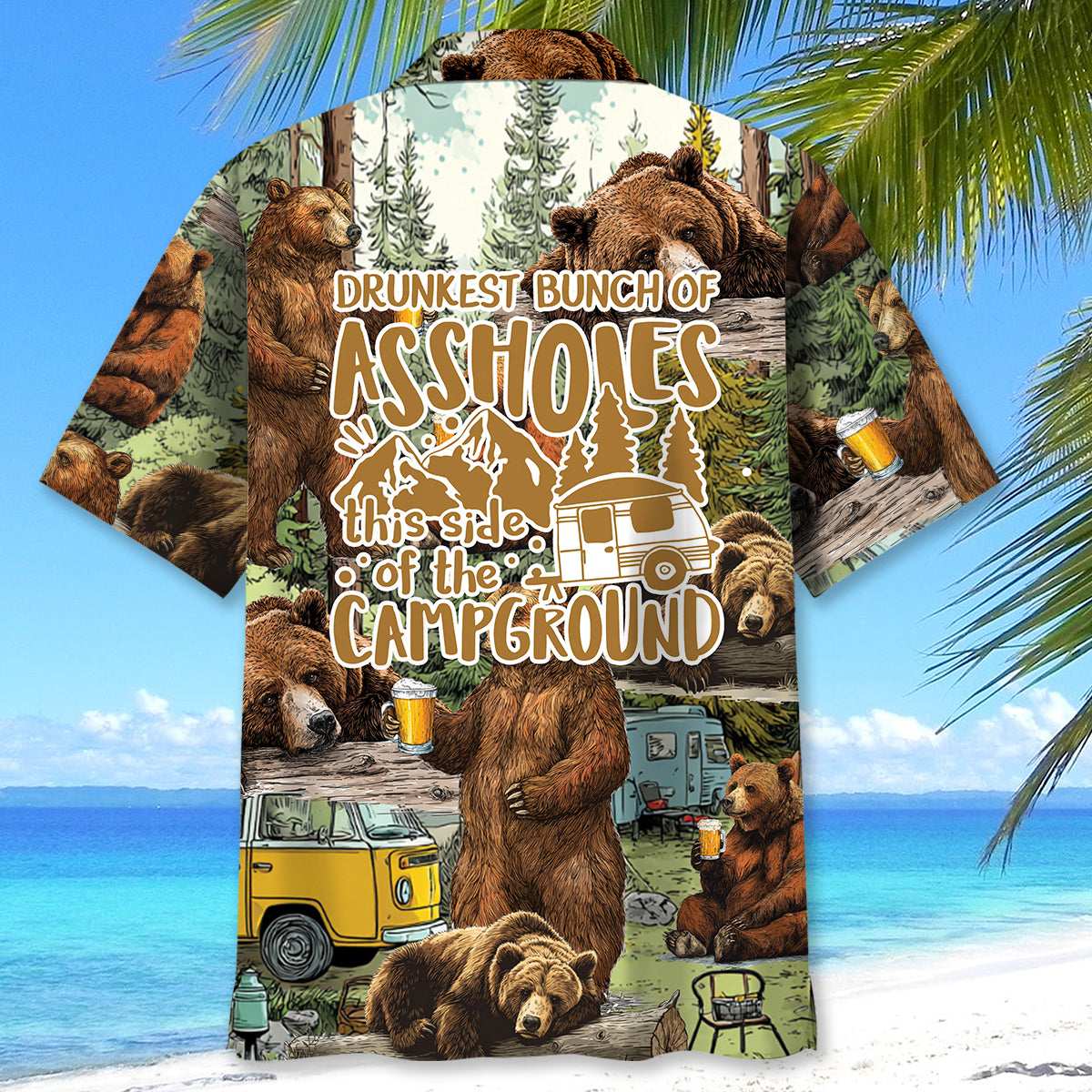 Drunkest Bunch Of Asshole Hawaiian Shirt