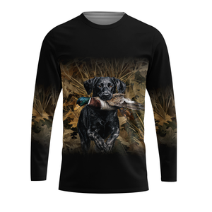 Duck Hunting With Dog All Over Print Shirt
