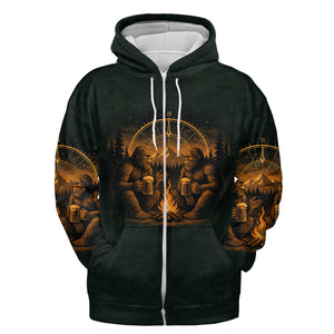 Bigfoot Making Memories One Campfire At A Time All Over Print Shirt
