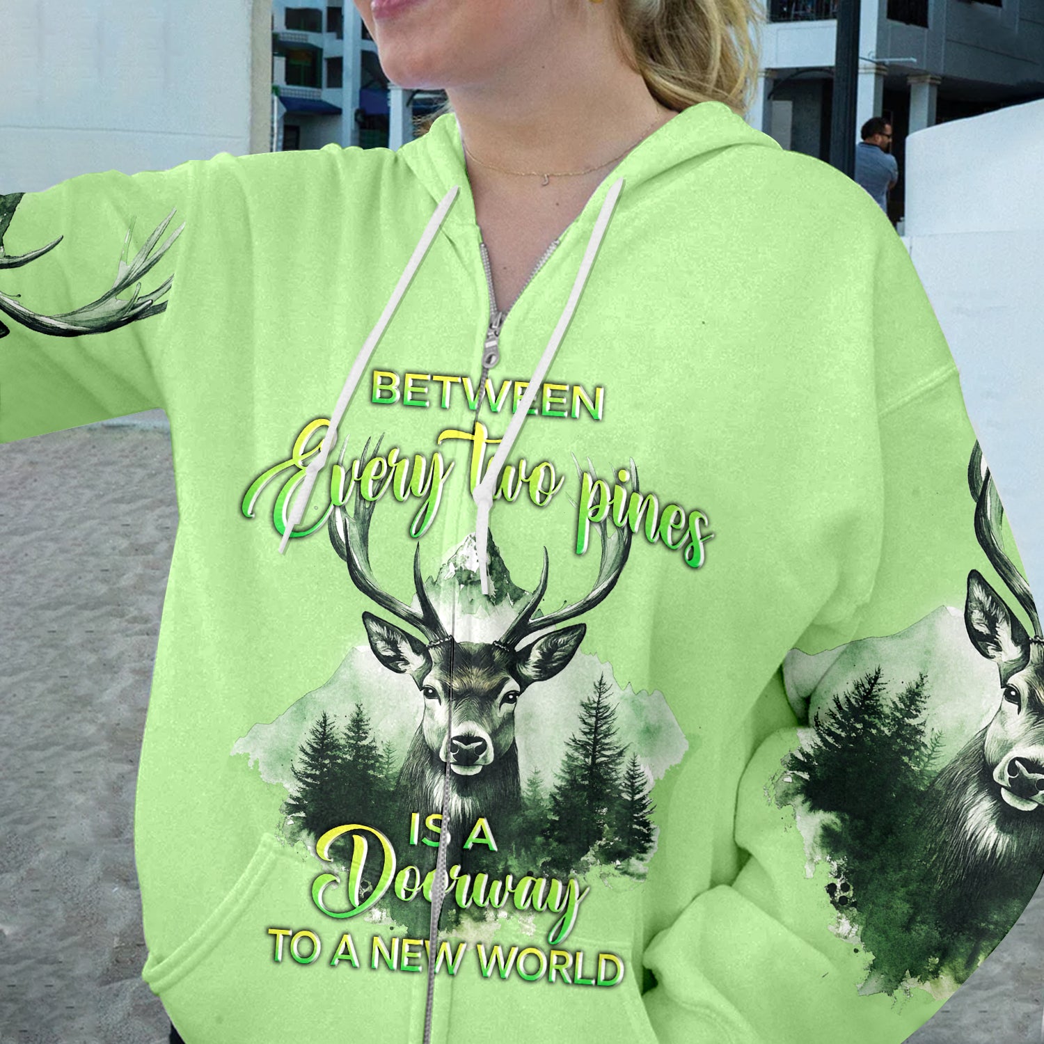 Between Every Two Pines Is A Doorway To A New World All Over Print Shirt