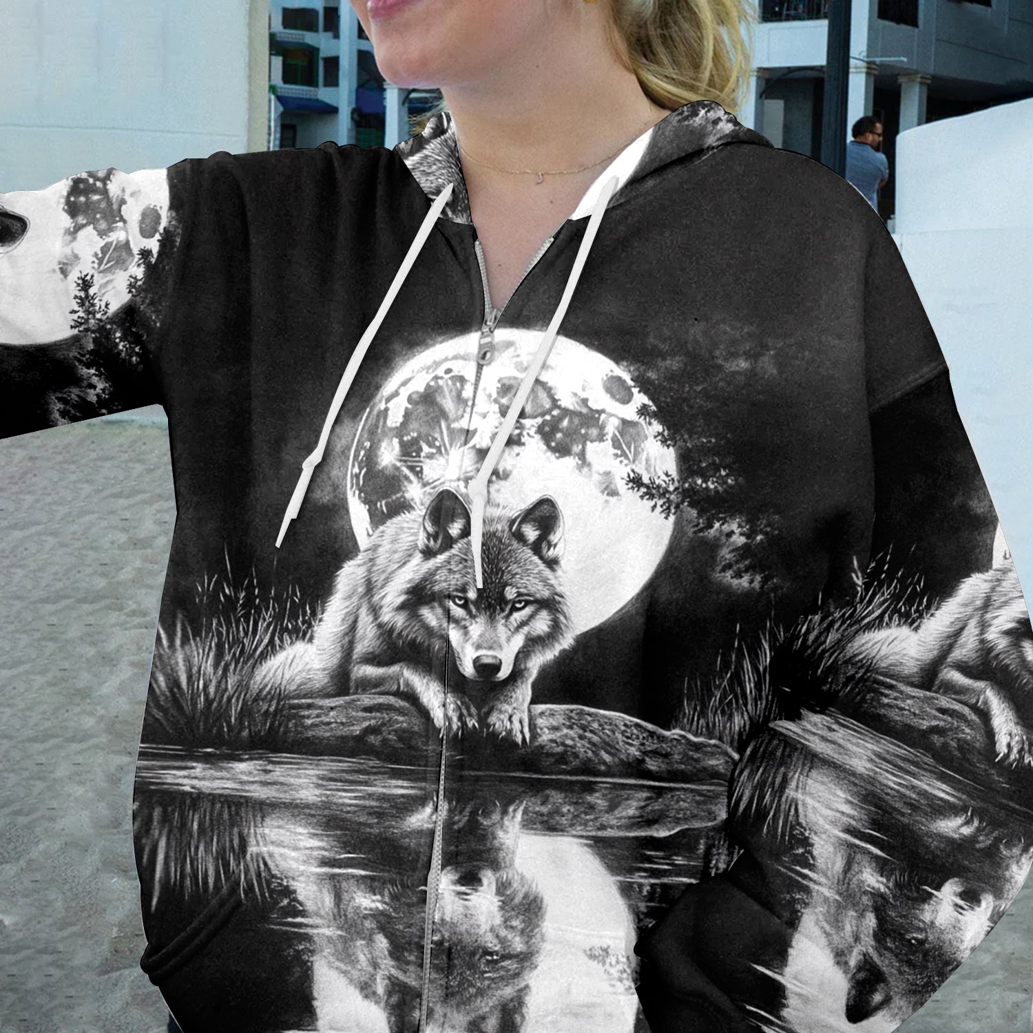 Mystical Wolf Art All Over Print Shirt