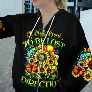 It Feels Good To Be Lost In The Right Direction All Over Print Shirt