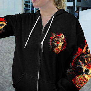 Not All Who Wander Are Lost Wolf All Over Print Shirt