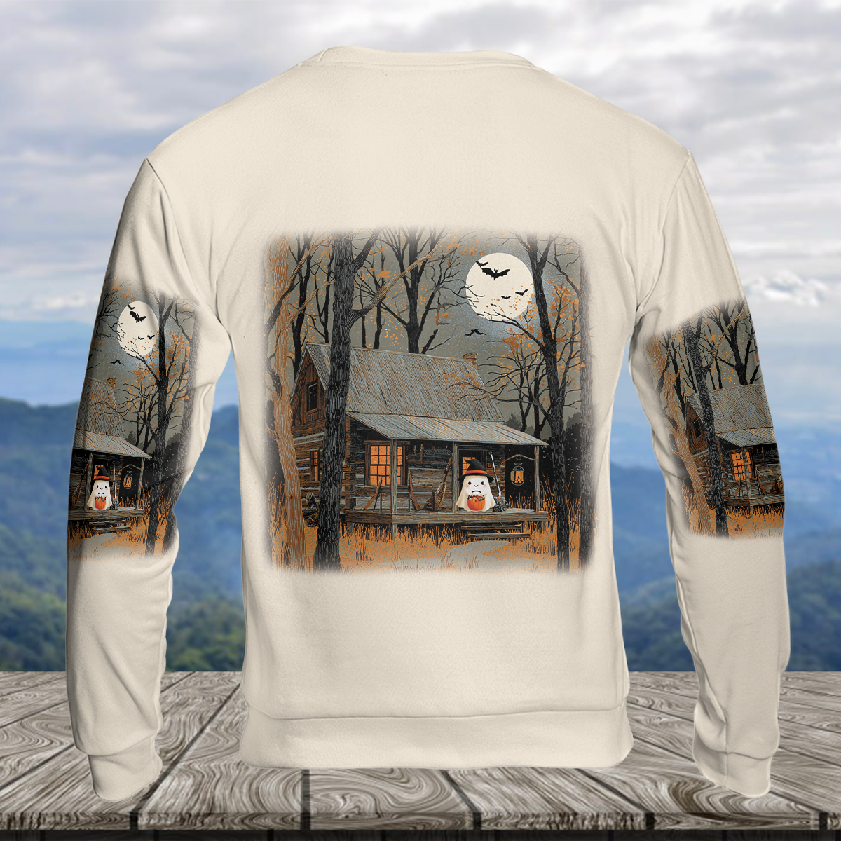 Boo & Candy Haunt Forest All Over Print Shirt
