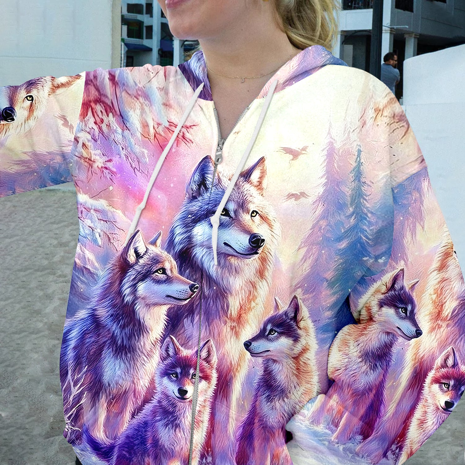 Wolf Family Art All Over Print Shirt