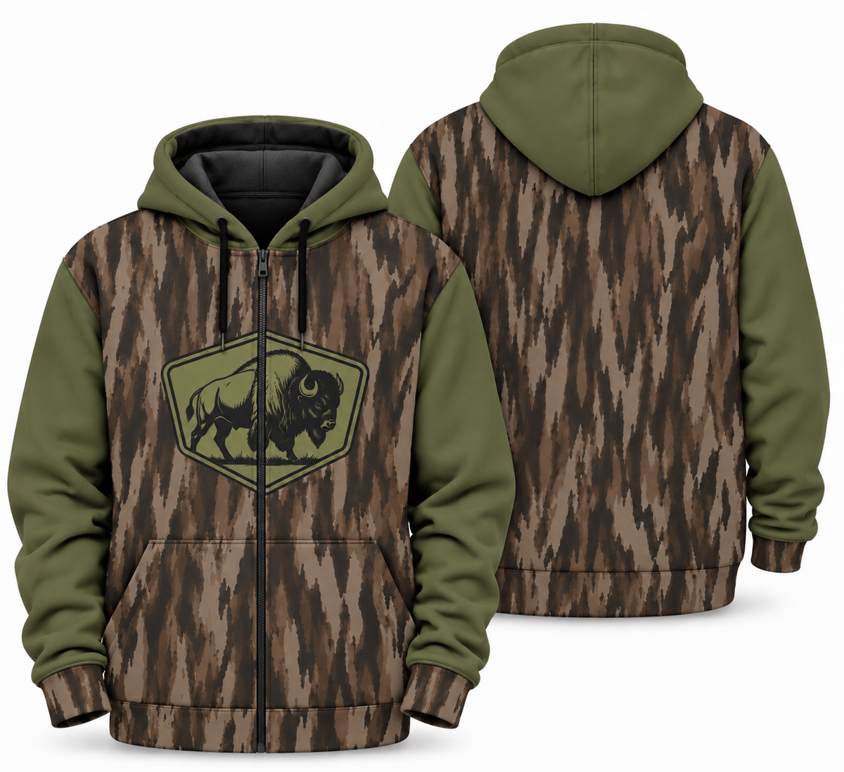 Bison Hunting Tactical Camouflage All Over Print