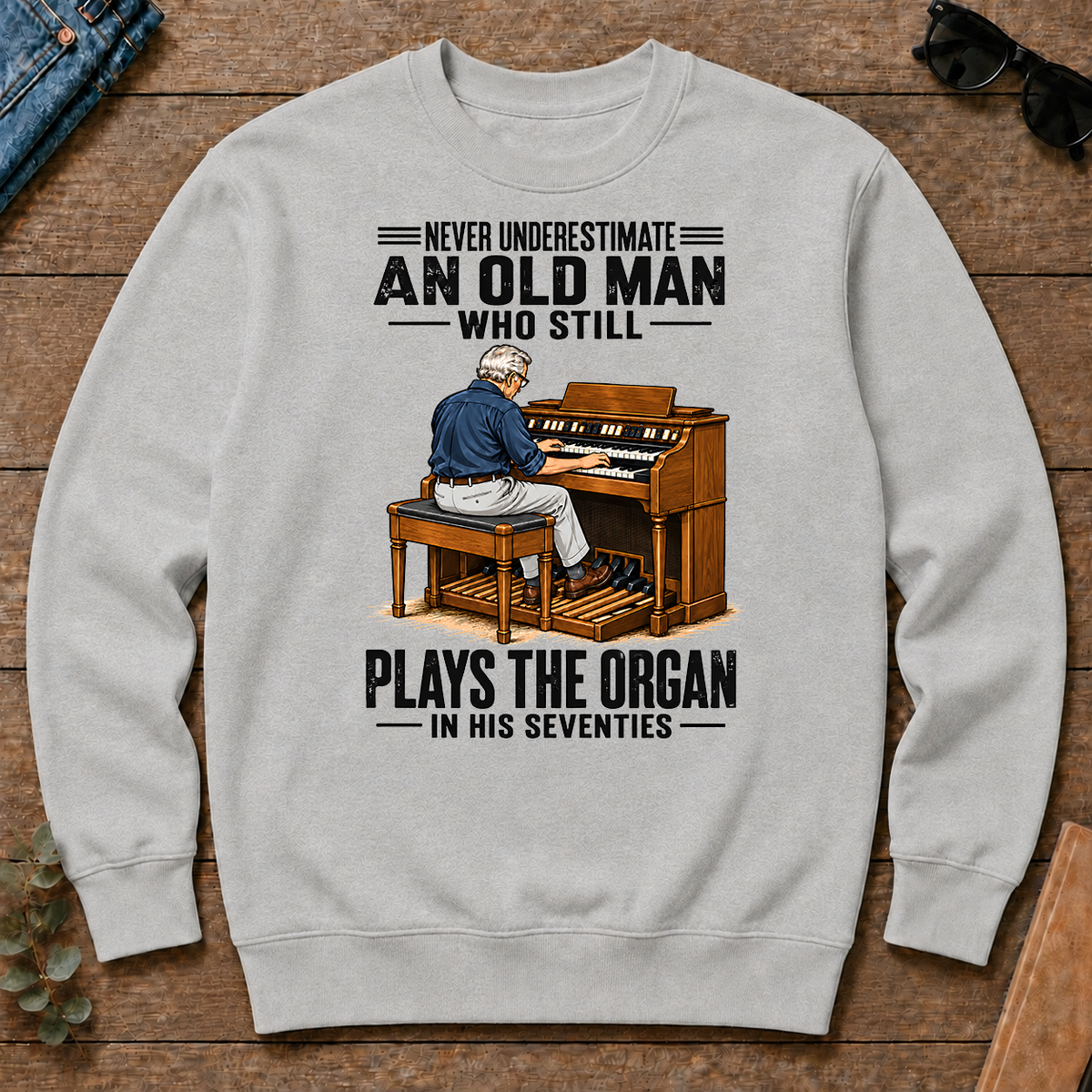 An Old Man Still Plays The Organ In His 70s - ash - CS2D-Ash
