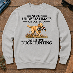 Never Underestimate An Old Man Who Loves Duck Hunting Art - ash - CS2D-Ash